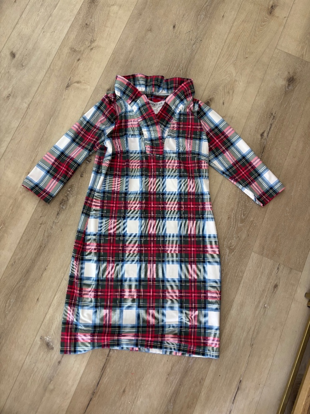 Gretchen Scott holiday Christmas plaid Dress small
